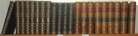 Chambers encyclopedia, History of English people and book of knowledge, leather bound